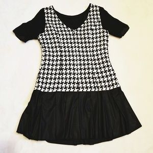 BCBG Houndstooth Dress